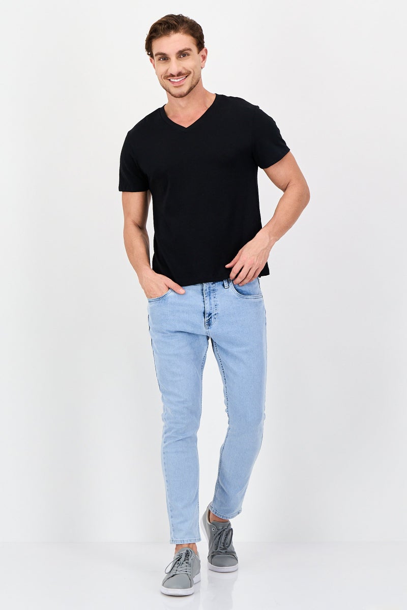 Frye Men 4 Pieces Crew Neck Brand Logo Short Sleeve T-Shirt, Black - Image 4